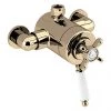 Bristan 1901 Exposed Concentric Top Outlet Shower Valve - Gold - N2-CSHXTVO-G -Showers Shop N2 CSHXTVO G P