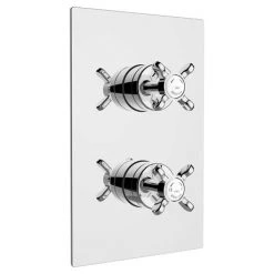 Bristan - 1901 Thermostatic Recessed Dual Control Shower Valve with Integral Diverter - Chrome - N2-SHCDIV-C