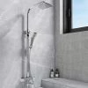 Nova Square Thermostatic Shower Kit with Spout -Showers Shop NVS05 n p