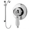 Nuie Nostalgic Manual Shower Valve + Slider Rail Kit 1 Nuie Nostalgic Manual Shower Valve + Slider Rail Kit -Showers Shop Nostalgic Concealed Slider Rail Kit Medium