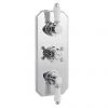 Old London - Chrome Traditional Triple Thermostatic Shower Valve - LDNV03 -Showers Shop Old London LDNV03 P