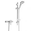 Bristan Prism Thermostatic Exposed Single Control Shower Valve with Adjustable Riser Kit - PM2-SQSHXAR-C 1 Bristan Prism Thermostatic Exposed Single Control Shower Valve with Adjustable Riser Kit - PM2-SQSHXAR-C -Showers Shop PM2 SQSHXAR C P1