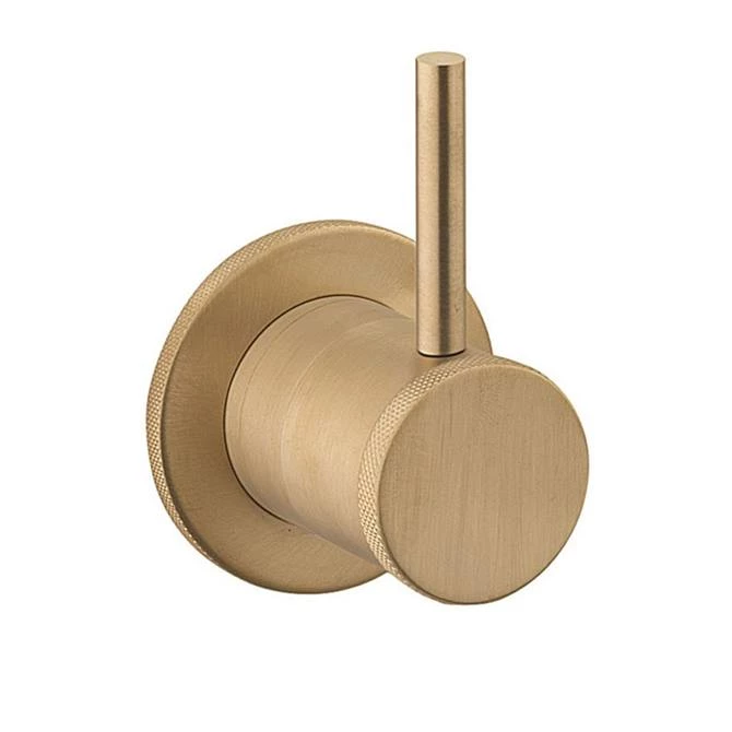 Crosswater MPRO Industrial 2 Way Diverter - Unlacquered Brushed Brass - PRI0007WUB 3 Crosswater MPRO Industrial 2 Way Diverter - Unlacquered Brushed Brass - PRI0007WUB