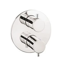 Crosswater MPRO Industrial Chrome Crossbox 2 Outlet Multi-flow Trim Set