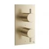 Crosswater MPRO Thermostatic Shower Valve with 2-Way Diverter - Brushed Brass - PRO1510RF+ -Showers Shop PRO1510RF P