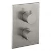 Crosswater - Stainless Steel Effect MPRO Crossbox 1 Outlet Trim & Levers Finishing Kit 1 Crosswater - Stainless Steel Effect MPRO Crossbox 1 Outlet Trim & Levers Finishing Kit -Showers Shop PROCB1000LBPV P1