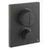 Crosswater MPRO Crossbox Push Matt Black 2 Outlet Trim Set 2 Crosswater MPRO Crossbox Push Matt Black 2 Outlet Trim Set -Showers Shop PROCBPUSH1500LBPM P