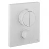 Crosswater MPRO Crossbox Push Matt White 2 Outlet Trim Set -Showers Shop PROCBPUSH1500LBPW P