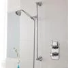 Nuie Edwardian Twin Concealed Thermostatic Shower Valve & Slider Rail Kit -Showers Shop Premier Edwardian Twin Concealed Thermostatic Shower Valve Slider Rail Kit prod