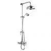 Nuie Victorian Exposed Valve inc. Rigid Riser Kit, Diverter, 8" Shower Rose & Handset -Showers Shop Premier Victorian Exposed Valve inc Rigid Riser Kit Diverter 8 Inch Shower Rose Handset n p