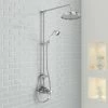 Nuie Victorian Exposed Valve inc. Riser Kit, Diverter, 12 Inch Shower Rose + Handset -Showers Shop Premier Victorian Exposed Valve w Rigid Riser Kit Diverter 12 Inch Shower Rose p