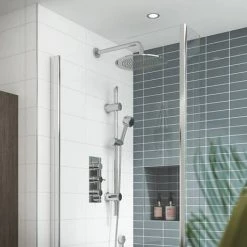 Ultra Quest Rectangular Concealed Thermostatic Triple Shower Valve - QUEV53 -Showers Shop QUEV53 d2 460