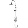 RAK Washington Art Deco Exposed Thermostatic Shower Column with Fixed Head and Shower Kit - RAKWTN6001 -Showers Shop RAKWTN6001 P
