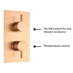Arezzo Brushed Bronze Round Shower Package with Concealed Valve + Head 12 Arezzo Brushed Bronze Round Shower Package with Concealed Valve + Head -Showers Shop RD2BZPK d4 460