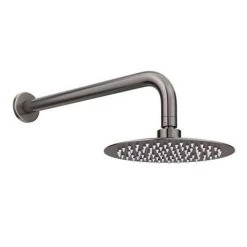 Arezzo Gunmetal Grey Round Shower Package with Concealed Valve + Head -Showers Shop RD2GMPK d3 460