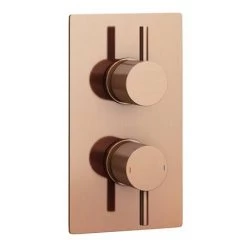 Arezzo Rose Gold Round Shower Package with Concealed Valve + Ceiling Mounted Head 10 Arezzo Rose Gold Round Shower Package with Concealed Valve + Ceiling Mounted Head -Showers Shop RD2RGPKCM detail1 460