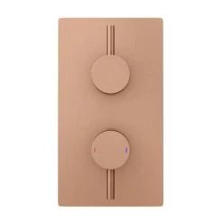Arezzo Rose Gold Round Shower Package with Concealed Valve + Ceiling Mounted Head 12 Arezzo Rose Gold Round Shower Package with Concealed Valve + Ceiling Mounted Head -Showers Shop RD2RGPKCM detail4 460