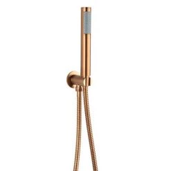 Arezzo Brushed Bronze Round Thermostatic Shower Pack with Head + Handset -Showers Shop RD4BZPK d4 460