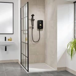 Triton Amala 8.5kw Electric Shower - Black/Brushed Brass - REAMA87 -Showers Shop REAMA87 D5 460 1