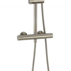 Crosswater Central Brushed Stainless Steel Height Adjustable Thermostatic Shower -Showers Shop RM530WV D2 460