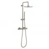 Crosswater Central Brushed Stainless Steel Height Adjustable Thermostatic Shower -Showers Shop RM530WV P