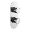 Hudson Reed Round Twin Concealed Thermostatic Shower Valve with Diverter - RNDTW02 1 Hudson Reed Round Twin Concealed Thermostatic Shower Valve with Diverter - RNDTW02 -Showers Shop RNDTW01 P