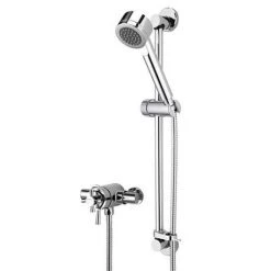 Bristan Rio Thermostatic Surface Mounted Shower Valve + Adjustable Riser