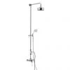 Heritage Dawlish Exposed Shower with Premium Fixed Riser Kit & Diverter to Handset - Chrome - SDCDUAL07 1 Heritage Dawlish Exposed Shower with Premium Fixed Riser Kit & Diverter to Handset - Chrome - SDCDUAL07 -Showers Shop SDCDUAL07 P