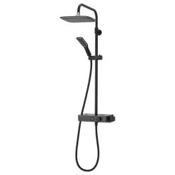 Triton Push Button Thermostatic Shower Mixer - Matte Black - PBDIVBLK