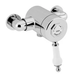 Heritage Glastonbury Exposed Shower with Premium Flexible Riser Kit - Chrome - SGSIN05 -Showers Shop SGCB03 460