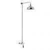Heritage Glastonbury Midnight Blue Exposed Shower with Premium Fixed Riser Kit - SGRBLSIN01 -Showers Shop SGRBLSIN01 P1