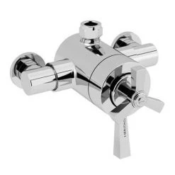 Heritage Gracechurch Exposed Shower with Deluxe Fixed Riser Kit & Diverter to Handset - Chrome - SGRDDUAL04 -Showers Shop SGRDDUAL04 D3 460