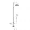 Heritage Gracechurch Exposed Shower with Deluxe Fixed Riser Kit & Diverter to Handset - Chrome - SGRDDUAL04 -Showers Shop SGRDDUAL04 P