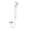 Heritage Gracechurch Exposed Shower with Deluxe Flexible Riser Kit - Chrome - SGRDDUAL05 -Showers Shop SGRDDUAL05 P1