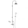Heritage Gracechurch Mother of Pearl Exposed Shower with Deluxe Fixed Riser Kit & Diverter to Handset - SGRDMOPDUAL01 -Showers Shop SGRDMOPDUAL01 P