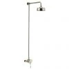 Heritage Glastonbury Exposed Shower with Premium Fixed Riser Kit - Vintage Gold - SGSIN04 -Showers Shop SGSIN04 P