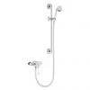 Heritage Glastonbury Exposed Shower with Premium Flexible Riser Kit - Chrome - SGSIN05 -Showers Shop SGSIN05 P1