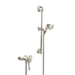 Heritage Glastonbury Exposed Shower with Premium Flexible Riser Kit - Vintage Gold - SGSIN06