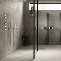 Asquiths Tranquil Concealed 2 / 3 / 4 / Way Diverter - SHD5122 -Showers Shop SHD5122 d2 460