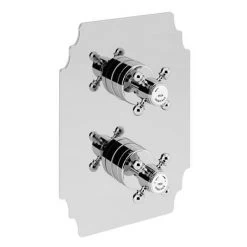 Heritage Hartlebury Recessed Shower with Premium Fixed Head Kit - Chrome - SHDDUAL03 -Showers Shop SHDDUAL03 D1 460 1