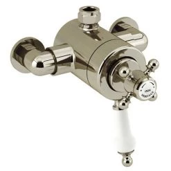 Heritage Hartlebury Exposed Shower with Premium Fixed Riser Kit - Vintage Gold - SHDDUAL08 5 Heritage Hartlebury Exposed Shower with Premium Fixed Riser Kit - Vintage Gold - SHDDUAL08 -Showers Shop SHDDUAL08 D1 460