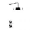 Heritage Hemsby Dual Control Recessed Valve with 8" Fixed Head -Showers Shop SHPDUAL02 PN