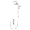 Heritage Hemsby Dual Control Recessed Valve with Twin Stopcock, 6" Fixed Head and Handset -Showers Shop SHPDUAL03 P1