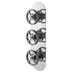 Hudson Reed Revolution Industrial Triple Concealed Thermostatic Shower Valve with Diverter - SIWTR03