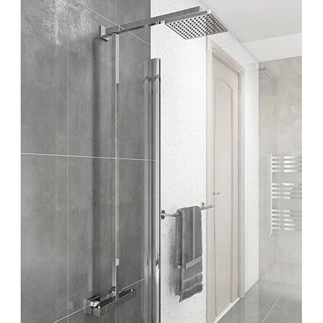 Term Modern Square Thermostatic Shower Kit - Chrome 3 Term Modern Square Thermostatic Shower Kit - Chrome