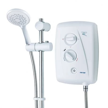 Triton T80Z 7.5 kW Fast-Fit Electric Shower - White/Chrome - SP8007ZFF 8 Triton T80Z 7.5 kW Fast-Fit Electric Shower - White/Chrome - SP8007ZFF - Image 6
