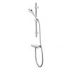 Tavistock Quantum Thermostatic Bar Valve Shower System with Accessory Shelf