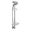 Modern Round Slider Rail Kit with Multi-Function Handset and Soap Dish - SRK003 -Showers Shop SRK003 p