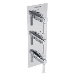 Heritage Somersby Recessed Shower with Deluxe Fixed Head and Flexible Kit - Chrome - SSOBDUAL03 6 Heritage Somersby Recessed Shower with Deluxe Fixed Head and Flexible Kit - Chrome - SSOBDUAL03 -Showers Shop SSOBDUAL03 D2 460