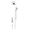 Heritage Somersby Recessed Shower with Deluxe Fixed Head and Flexible Kit - Chrome - SSOBDUAL03 1 Heritage Somersby Recessed Shower with Deluxe Fixed Head and Flexible Kit - Chrome - SSOBDUAL03 -Showers Shop SSOBDUAL03 P